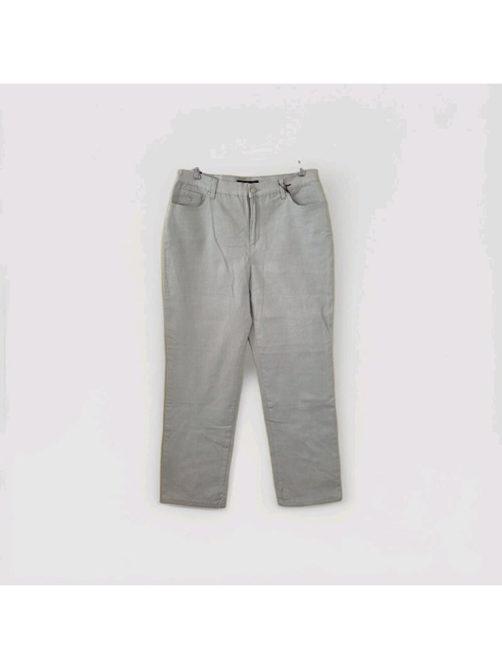 Gloria Vanderbild Amanda Jeans Womens 14 Short Sage Slimming Cotton Stretch NWT